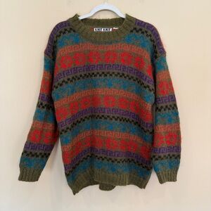 Vintage Knit Knit Ski Sweater
